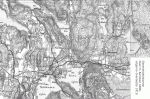 Utsnitt ur Generalstabskartan över Bosjöbanan - klickbar