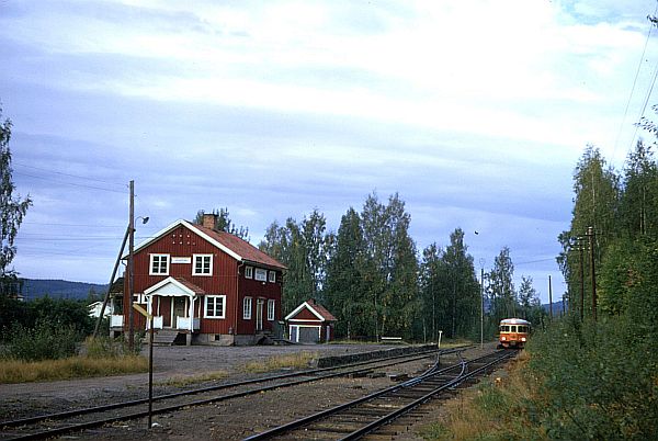 Jössefors station 730928. Foto Björn Malmer