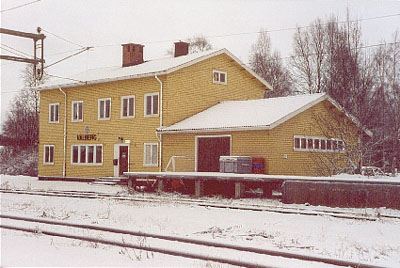 Järnvägsstationen i Vålberg / Vålberg RR station